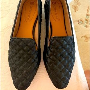 Corso como quilted black leather classic shoe